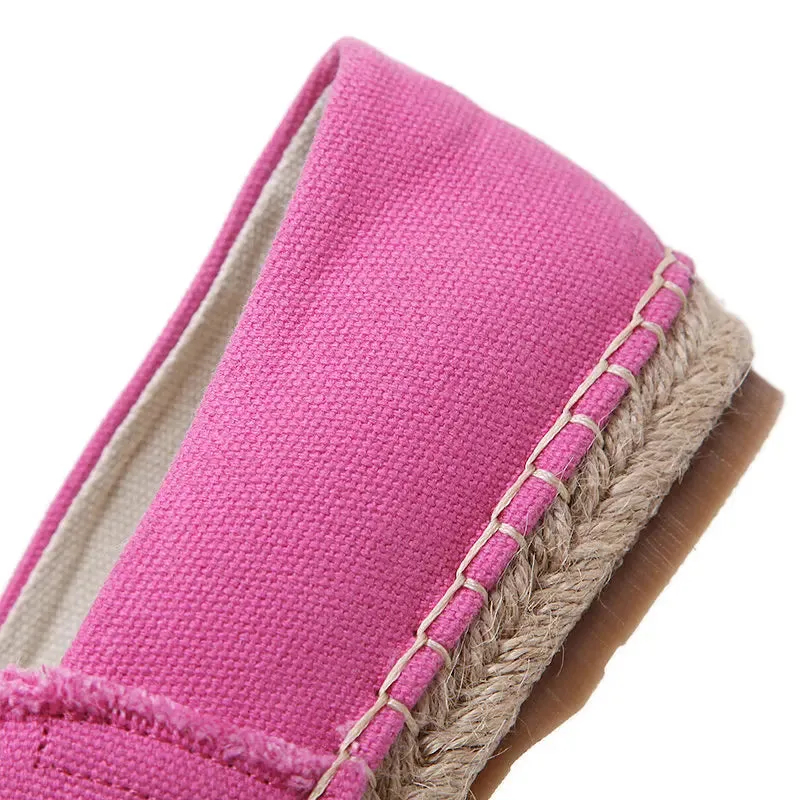 Women Slip On Canvas Espadrilles