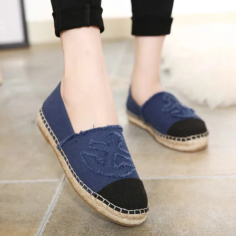 Women Slip On Canvas Espadrilles