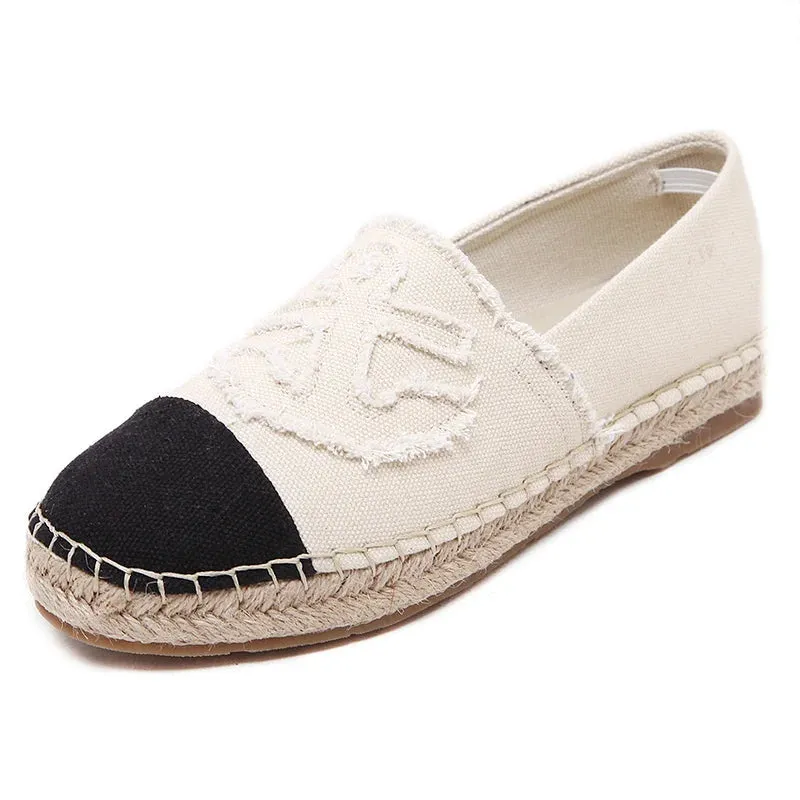 Women Slip On Canvas Espadrilles