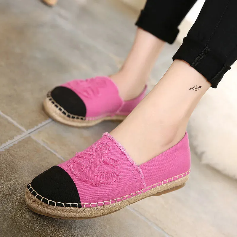 Women Slip On Canvas Espadrilles