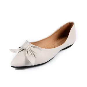 womens flats shoes ballet Leather Pointed toe ballerina